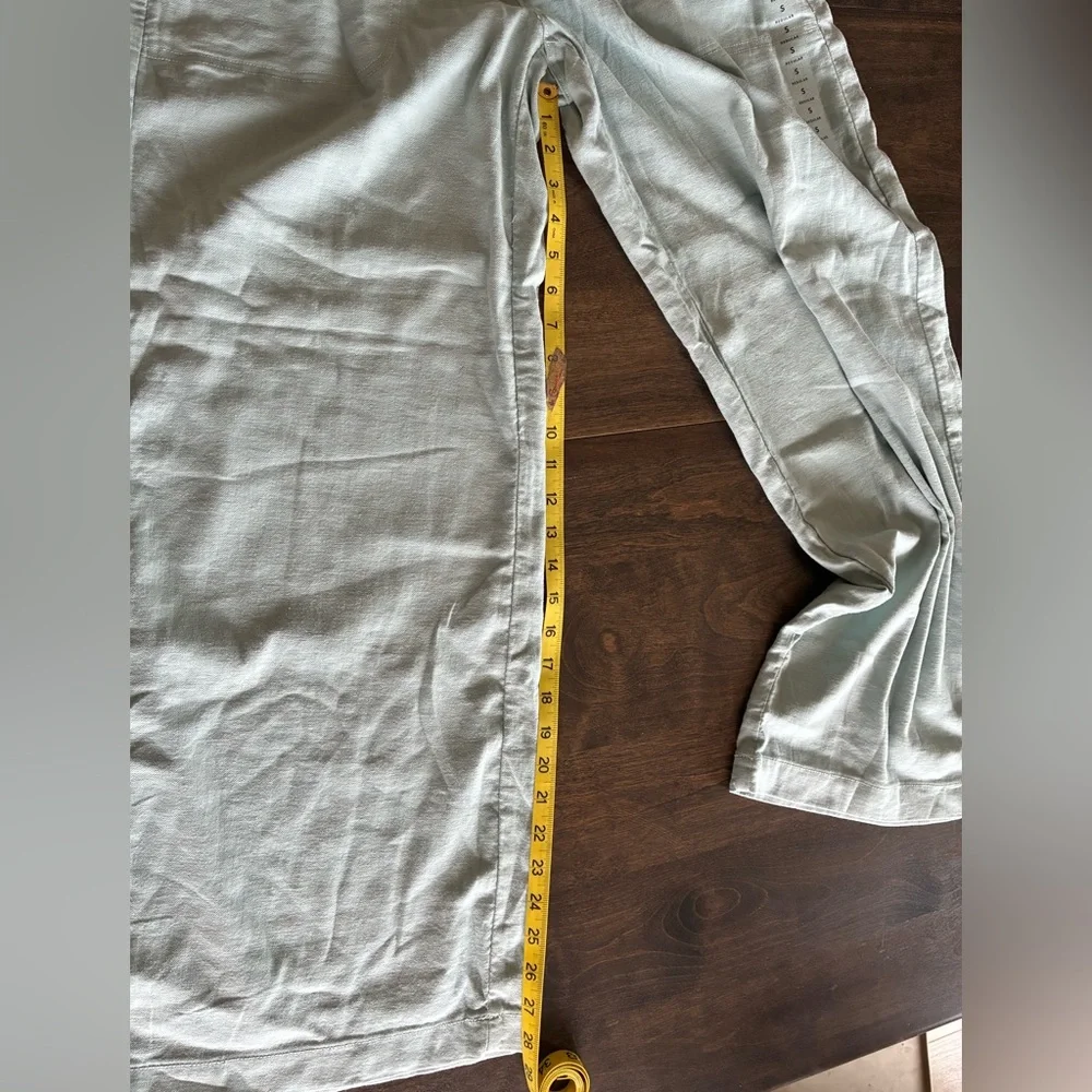 American Eagle Outfitters Wide Leg cotton/ Linen blend Pants - Picture 7 of 11